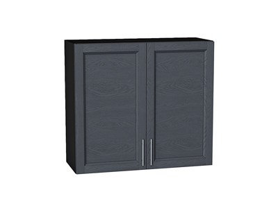 Шкаф верхний с 2-мя дверцами Сканди Graphite, Graphite Softwood, 720, 800 В*Ш*Г 716*800*318, фасад МДФ  Graphite Softwood, корпус  Graphite ms2510VVT_41599