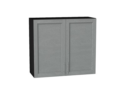 Шкаф верхний с 2-мя дверцами Сканди Graphite, Grey Softwood, 720, 800 В*Ш*Г 716*800*318, фасад МДФ  Grey Softwood, корпус  Graphite ms2510VVT_41601