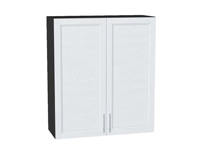 Шкаф верхний с 2-мя дверцами Сканди Graphite, White Softwood, 920, 800 В*Ш*Г 920*800*320, фасад МДФ  White Softwood, корпус  Graphite ms2510VVT_56180
