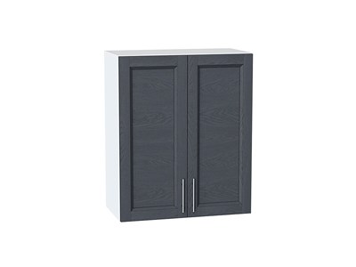 Шкаф верхний с 2-мя дверцами Сканди Белый, Graphite Softwood, 720, 600 В*Ш*Г 716*600*320, фасад МДФ  Graphite Softwood, корпус  Белый ms2510VVT_41587