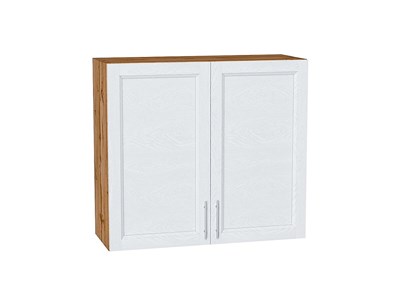 Шкаф верхний с 2-мя дверцами Сканди Дуб Вотан, White Softwood, 720, 800 В*Ш*Г 716*800*318, фасад МДФ  White Softwood, корпус  Дуб Вотан ms2510VVT_62942