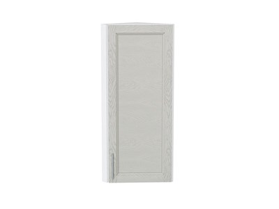 Шкаф верхний торцевой Сканди Белый, Cappuccino Softwood, 920 В*Ш*Г 920*300*306, фасад МДФ  Cappuccino Softwood, корпус  Белый ms2510VVT_48960