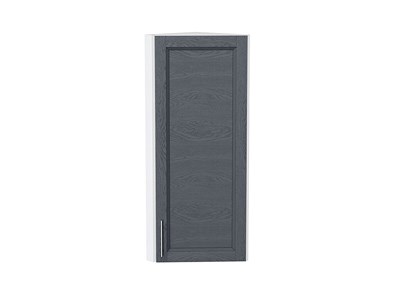 Шкаф верхний торцевой Сканди Белый, Graphite Softwood, 920 В*Ш*Г 920*300*306, фасад МДФ  Graphite Softwood, корпус  Белый ms2510VVT_48964