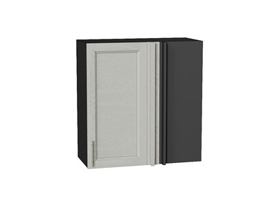 Шкаф верхний прямой угловой Сканди Graphite, Cappuccino Softwood, 690 В*Ш*Г 716*690*345, фасад МДФ  Cappuccino Softwood, корпус  Graphite ms2510VVT_48799