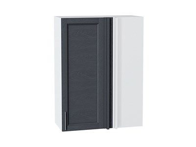 Шкаф верхний прямой угловой Сканди Белый, Graphite Softwood, 920 В*Ш*Г 920*700*345, фасад МДФ  Graphite Softwood, корпус  Белый ms2510VVT_60299