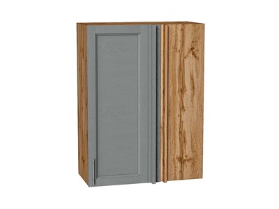 Шкаф верхний прямой угловой Сканди Дуб Вотан, Grey Softwood, 920 В*Ш*Г 920*700*345, фасад МДФ  Grey Softwood, корпус  Дуб Вотан ms2510VVT_62867