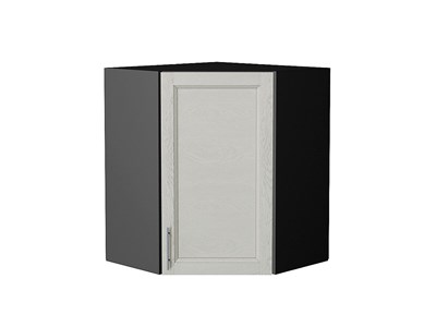 Шкаф верхний угловой Сканди Graphite, Cappuccino Softwood, 720 В*Ш*Г 716*600*600, фасад МДФ  Cappuccino Softwood, корпус  Graphite ms2510VVT_41680