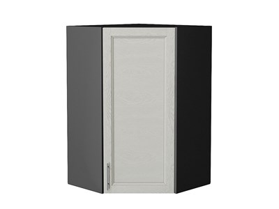 Шкаф верхний угловой Сканди Graphite, Cappuccino Softwood, 920 В*Ш*Г 920*600*600, фасад МДФ  Cappuccino Softwood, корпус  Graphite ms2510VVT_41691