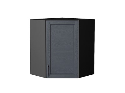 Шкаф верхний угловой Сканди Graphite, Graphite Softwood, 720 В*Ш*Г 716*600*600, фасад МДФ  Graphite Softwood, корпус  Graphite ms2510VVT_41682