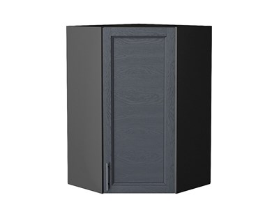 Шкаф верхний угловой Сканди Graphite, Graphite Softwood, 920 В*Ш*Г 920*600*600, фасад МДФ  Graphite Softwood, корпус  Graphite ms2510VVT_41693