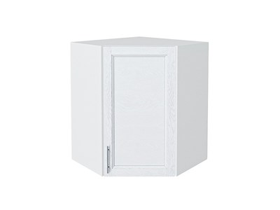 Шкаф верхний угловой Сканди Белый, White Softwood, 720 В*Ш*Г 716*600*600, фасад МДФ  White Softwood, корпус  Белый ms2510VVT_56225