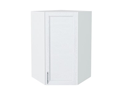 Шкаф верхний угловой Сканди Белый, White Softwood, 920 В*Ш*Г 920*600*600, фасад МДФ  White Softwood, корпус  Белый ms2510VVT_56226