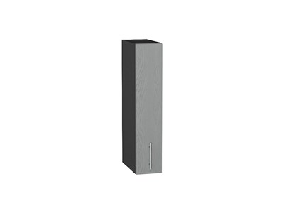 Шкаф верхний бутылочница Сканди Graphite, Grey Softwood, 150 В*Ш*Г 716*150*320, фасад МДФ  Grey Softwood, корпус  Graphite ms2510VVT_41303