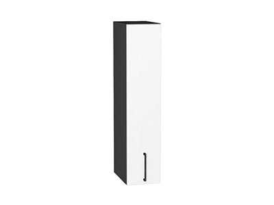 Шкаф верхний бутылочница Сканди Graphite, White Silkwood, 920 В*Ш*Г 920*200*320, фасад МДФ  White Silkwood, корпус  Graphite ms2510VVT_70125