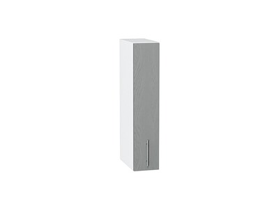 Шкаф верхний бутылочница Сканди Белый, Grey Softwood, 150 В*Ш*Г 716*150*320, фасад МДФ  Grey Softwood, корпус  Белый ms2510VVT_41302