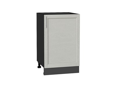 Шкаф нижний с 1-ой дверцей Сканди Graphite, Cappuccino Softwood, 500 В*Ш*Г 816*500*480, фасад МДФ  Cappuccino Softwood, корпус  Graphite ms2510VVT_41835
