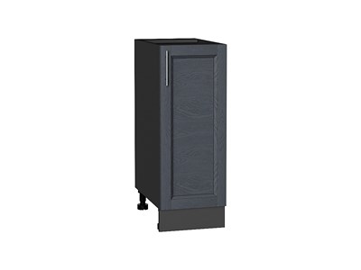 Шкаф нижний с 1-ой дверцей Сканди Graphite, Graphite Softwood, 300 В*Ш*Г 816*300*480, фасад МДФ  Graphite Softwood, корпус  Graphite ms2510VVT_41804