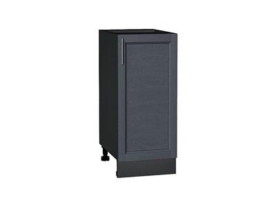 Шкаф нижний с 1-ой дверцей Сканди Graphite, Graphite Softwood, 350 В*Ш*Г 816*350*480, фасад МДФ  Graphite Softwood, корпус  Graphite ms2510VVT_65227