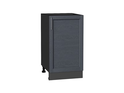Шкаф нижний с 1-ой дверцей Сканди Graphite, Graphite Softwood, 450 В*Ш*Г 816*450*480, фасад МДФ  Graphite Softwood, корпус  Graphite ms2510VVT_41826
