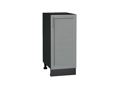 Шкаф нижний с 1-ой дверцей Сканди Graphite, Grey Softwood, 350 В*Ш*Г 816*350*480, фасад МДФ  Grey Softwood, корпус  Graphite ms2510VVT_65224