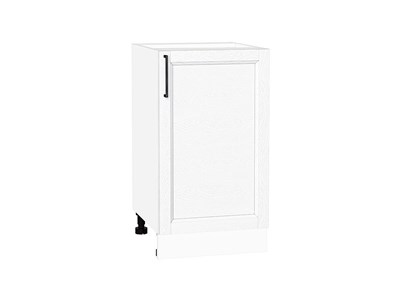 Шкаф нижний с 1-ой дверцей Сканди Белый, White Silkwood, 450 В*Ш*Г 816*450*480, фасад МДФ  White Silkwood, корпус  Белый ms2510VVT_70289