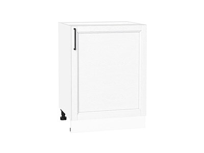 Шкаф нижний с 1-ой дверцей Сканди Белый, White Silkwood, 600 В*Ш*Г 816*600*480, фасад МДФ  White Silkwood, корпус  Белый ms2510VVT_70291