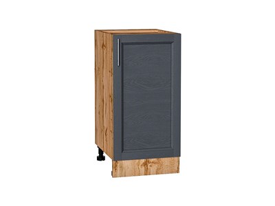 Шкаф нижний с 1-ой дверцей Сканди Дуб Вотан, Graphite Softwood, 400 В*Ш*Г 816*400*480, фасад МДФ  Graphite Softwood, корпус  Дуб Вотан ms2510VVT_63022