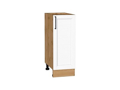 Шкаф нижний с 1-ой дверцей Сканди Дуб Вотан, White Silkwood, 300 В*Ш*Г 816*300*480, фасад МДФ  White Silkwood, корпус  Дуб Вотан ms2510VVT_70293