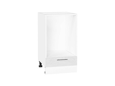 Шкаф нижний под духовку Сканди Белый, White Softwood, 450 В*Ш*Г 816*450*476, фасад МДФ  White Softwood, корпус  Белый ms2510VVT_67112