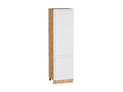 Шкаф пенал с 2-мя дверцами Сканди Дуб Вотан, White Softwood, 2140, 600 В*Ш*Г 2132*600*576, фасад МДФ  White Softwood, корпус  Дуб Вотан ms2510VVT_66154