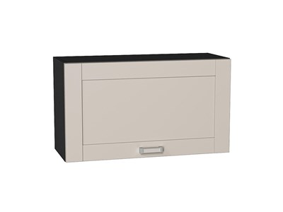 Шкаф верхний горизонтальный Лофт Graphite, Cream Silk, 460, 800 В*Ш*Г 458*800*320, фасад МДФ  Cream Silk, корпус  Graphite ms2510VVT_71754