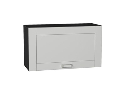 Шкаф верхний горизонтальный Лофт Graphite, Grey Silk, 460, 800 В*Ш*Г 458*800*320, фасад МДФ  Grey Silk, корпус  Graphite ms2510VVT_71757