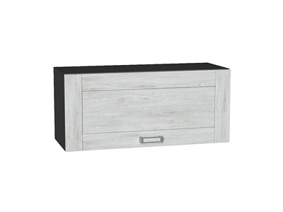 Шкаф верхний горизонтальный Лофт Graphite, Nordic Oak, 800 В*Ш*Г 358*800*320, фасад МДФ  Nordic Oak, корпус  Graphite ms2510VVT_35918