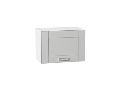 Шкаф верхний горизонтальный Лофт Белый, Grey Silk, 360, 500 В*Ш*Г 358*500*320, фасад МДФ  Grey Silk, корпус  Белый ms2510VVT_69539