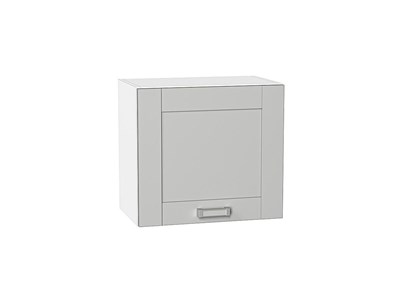 Шкаф верхний горизонтальный Лофт Белый, Grey Silk, 460, 500 В*Ш*Г 458*500*320, фасад МДФ  Grey Silk, корпус  Белый ms2510VVT_71740