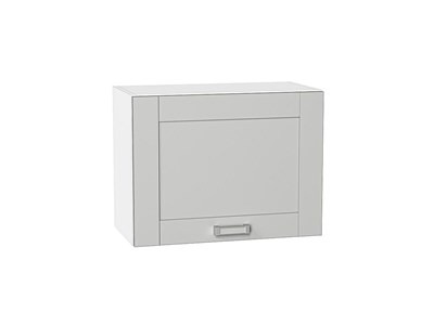 Шкаф верхний горизонтальный Лофт Белый, Grey Silk, 460, 600 В*Ш*Г 458*600*320, фасад МДФ  Grey Silk, корпус  Белый ms2510VVT_71741