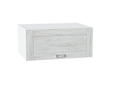 Шкаф верхний горизонтальный глубокий Лофт Белый, Nordic Oak, 800 В*Ш*Г 358*800*576, фасад МДФ  Nordic Oak, корпус  Белый ms2510VVT_45190