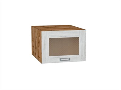 Шкаф верхний горизонтальный остекленный глубокий Лофт Дуб Вотан, Nordic Oak, 500 В*Ш*Г 358*500*576, фасад МДФ/Стекло  Nordic Oak, корпус  Дуб Вотан ms2510VVT_63103