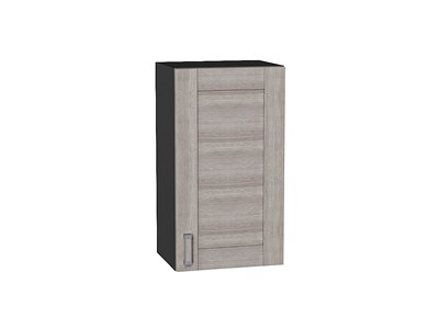 Шкаф верхний с 1-ой дверцей Лофт Graphite, Cappuccino Veralinga, 720, 400 В*Ш*Г 716*400*320, фасад МДФ  Cappuccino Veralinga, корпус  Graphite ms2510VVT_35944