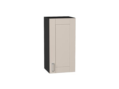 Шкаф верхний с 1-ой дверцей Лофт Graphite, Cream Silk, 720, 350 В*Ш*Г 716*350*320, фасад МДФ  Cream Silk, корпус  Graphite ms2510VVT_71471