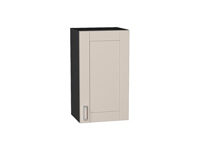 Шкаф верхний с 1-ой дверцей Лофт Graphite, Cream Silk, 720, 400 В*Ш*Г 716*400*320, фасад МДФ  Cream Silk, корпус  Graphite ms2510VVT_71472