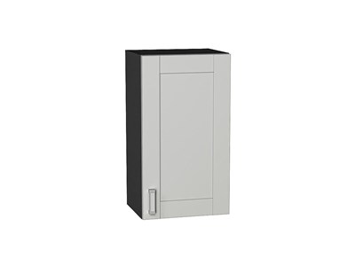 Шкаф верхний с 1-ой дверцей Лофт Graphite, Grey Silk, 720, 400 В*Ш*Г 716*400*320, фасад МДФ  Grey Silk, корпус  Graphite ms2510VVT_69598