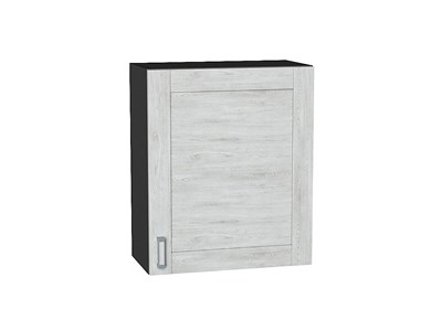Шкаф верхний с 1-ой дверцей Лофт Graphite, Nordic Oak, 720, 600 В*Ш*Г 716*600*320, фасад МДФ  Nordic Oak, корпус  Graphite ms2510VVT_41239