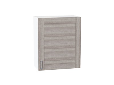 Шкаф верхний с 1-ой дверцей Лофт Белый, Cappuccino Veralinga, 720, 600 В*Ш*Г 716*600*320, фасад МДФ  Cappuccino Veralinga, корпус  Белый ms2510VVT_41236