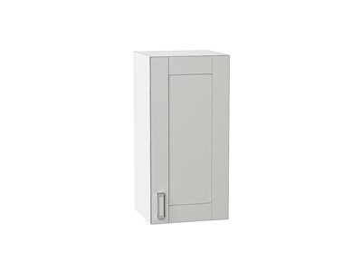 Шкаф верхний с 1-ой дверцей Лофт Белый, Grey Silk, 720, 350 В*Ш*Г 716*350*320, фасад МДФ  Grey Silk, корпус  Белый ms2510VVT_69573