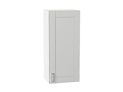Шкаф верхний с 1-ой дверцей Лофт Белый, Grey Silk, 920, 400 В*Ш*Г 920*400*320, фасад МДФ  Grey Silk, корпус  Белый ms2510VVT_69579