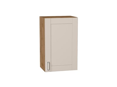 Шкаф верхний с 1-ой дверцей Лофт Дуб Вотан, Cream Silk, 720, 450 В*Ш*Г 716*450*320, фасад МДФ  Cream Silk, корпус  Дуб Вотан ms2510VVT_71453