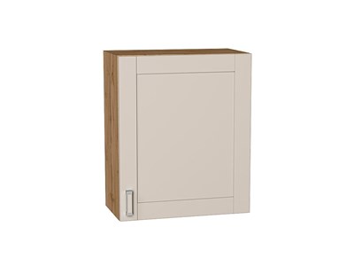 Шкаф верхний с 1-ой дверцей Лофт Дуб Вотан, Cream Silk, 720, 600 В*Ш*Г 716*600*320, фасад МДФ  Cream Silk, корпус  Дуб Вотан ms2510VVT_71455