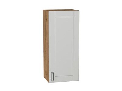 Шкаф верхний с 1-ой дверцей Лофт Дуб Вотан, Grey Silk, 920, 400 В*Ш*Г 920*400*320, фасад МДФ  Grey Silk, корпус  Дуб Вотан ms2510VVT_69592