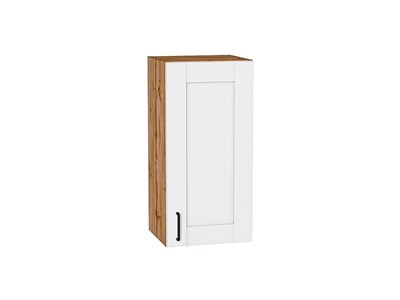 Шкаф верхний с 1-ой дверцей Лофт Дуб Вотан, Super White, 720, 350 В*Ш*Г 716*350*320, фасад МДФ  Super White, корпус  Дуб Вотан ms2510VVT_65236